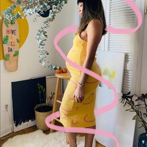 Verge girl summer weekend knit midi dress